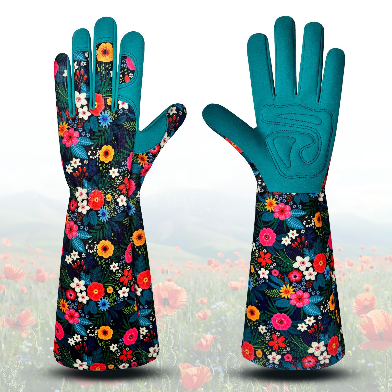 

New Garden Gardening Gloves for Women s Courtyard Care Gloves Durable, Cut Resistant, and Puncture Resistant Long Arm Protection One size fits all