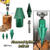 Round Shank Wood Splitting Cone High Hardness Steel Electric Drill Accessories  Drilling