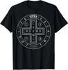 NOUVEAU LIMITÉ Catholique Religieux St. T-shirt Chrétien Médaille de Saint Benoît