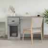 Desk with Drawer Grey Sonoma 115 X 50 X 75 Cm