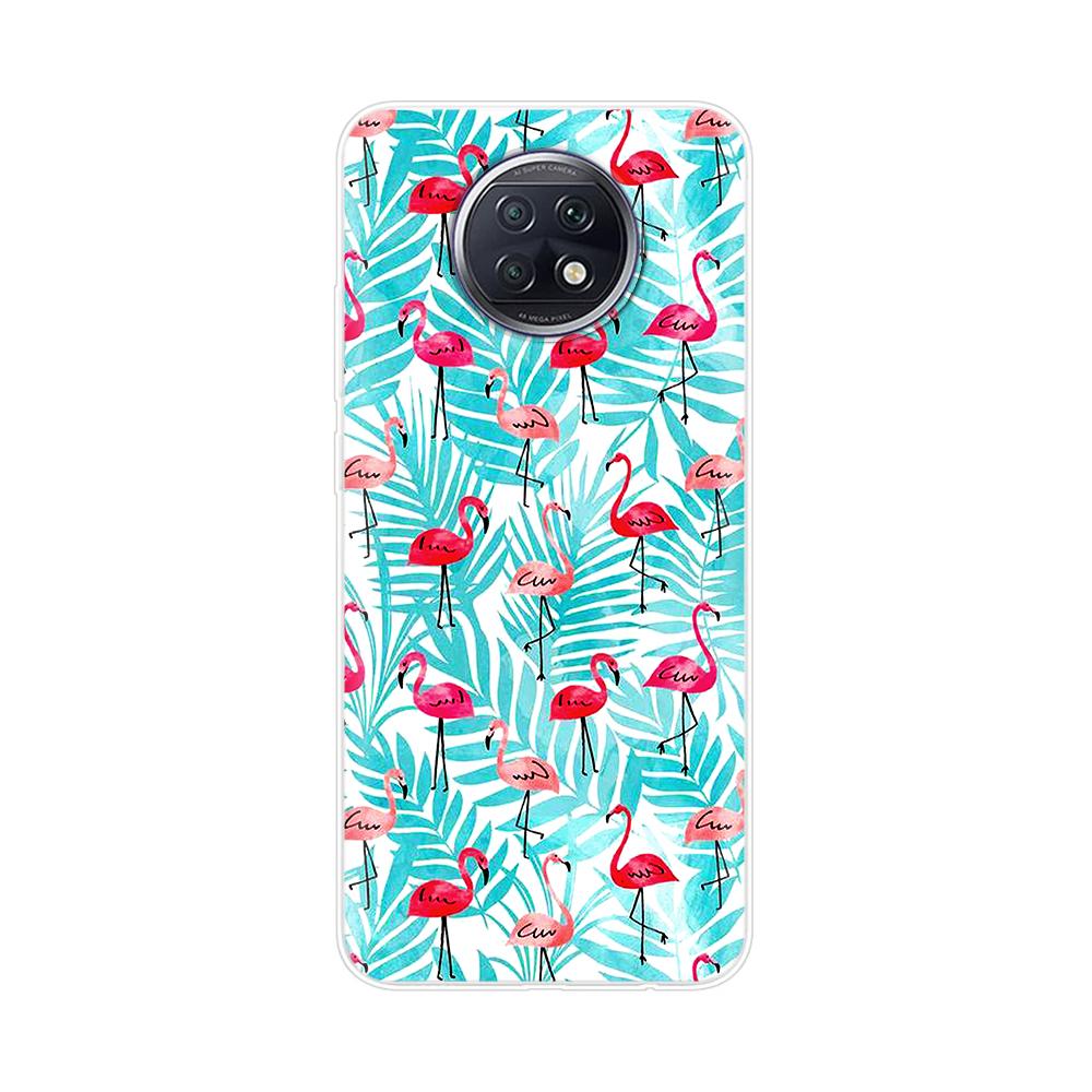 Fashion TPU Phone Case For Xiaomi Redmi Note 9T Soft Silicone Painting Case for Redmi Note 9T 5G Case Note9T 9 T coque flower
