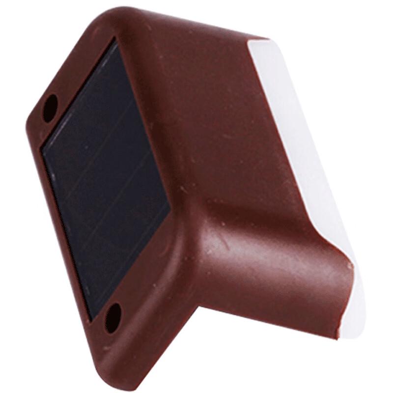 Nufeng Outdoor Solar Triangle Step Lights (2-Pack, Warm Light)