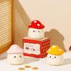 360ml Creative Ceramic Mushroom Coffee Mug with Lid Cute Cartoon Mushroom Decorated Mug Exquisite Afternoon Tea Latte Cup Gifts
