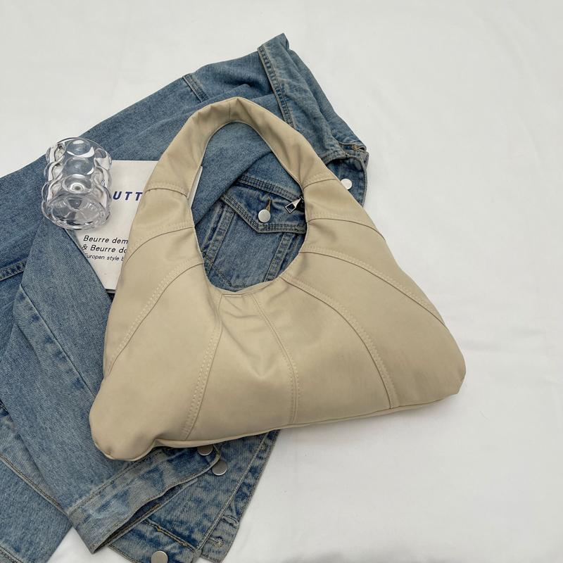 Сплошная женская пригородная сумка на одно плечо большой емкости для подмышек — фото 19