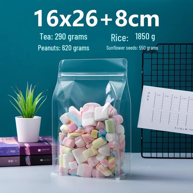 Transparent Self-Sealing Ziplock Bags