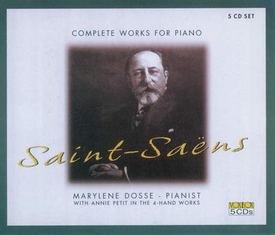 CD SAINT-SA?NS; MARYLENE DOSSE - Saint-Sa?ns: Gesamtwerk für Pia CD5X3607 US Music Andere Gebraucht