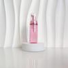 60ml Red Translucent Mousse Dispenser: Cosmetic Brush Foam Bottle for Face Wash and Travel Use