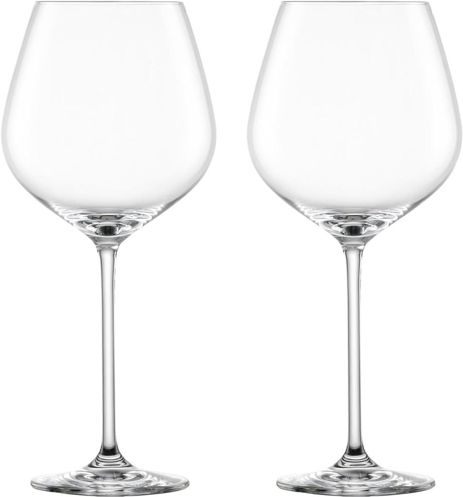 Zwiesel Fortissimo Wine Glasses, Shatter-Resistant, for Red Wine (Burgundy), Pair of 2, Machine-Made (m123683)