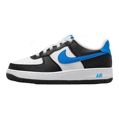 Air Force 1 Low GS Black Light Photo Blue Kids Sneakers White FN8008-001