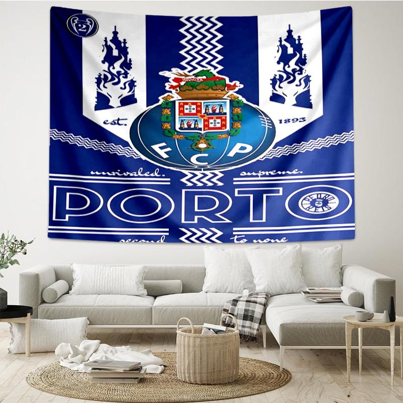 1PC Fc Space Emblem Printed Tapestry Room Decoration Wall Hanging for Living Room Bedroom, dormitory, Birthday and Christmas gifts