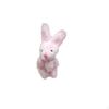 Mini Jointed Hare Plush Toy, Soft Animal Keychain, DIY Accessory, Random Color Offwhite Brushed