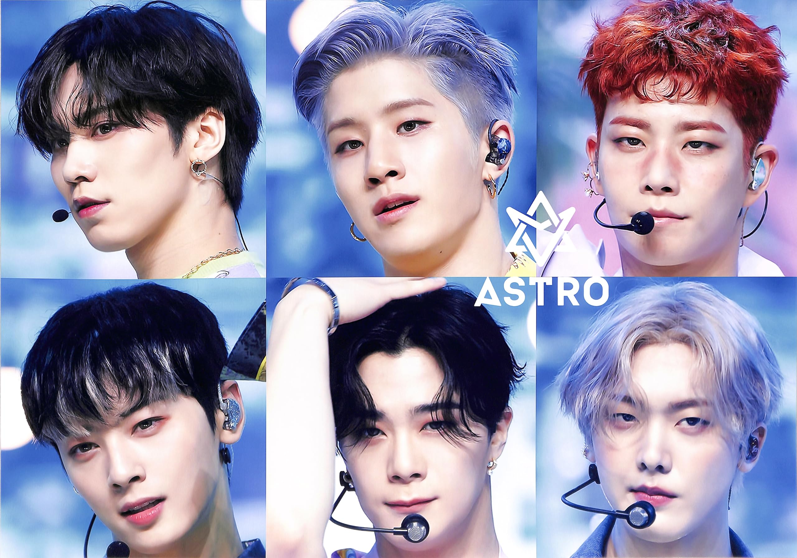 

ASTRO Goods Poster A3 Size 12 Sheets 1 Sticker Set + [Used]