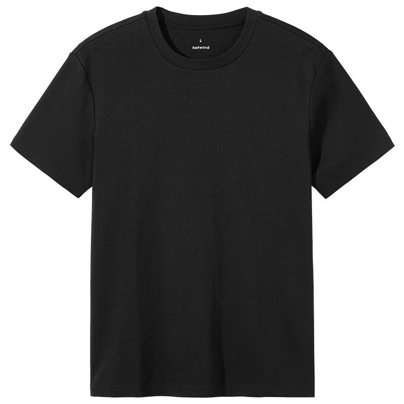 Hotwind Basic Herren T-Shirt mit kurzen Ärmeln
