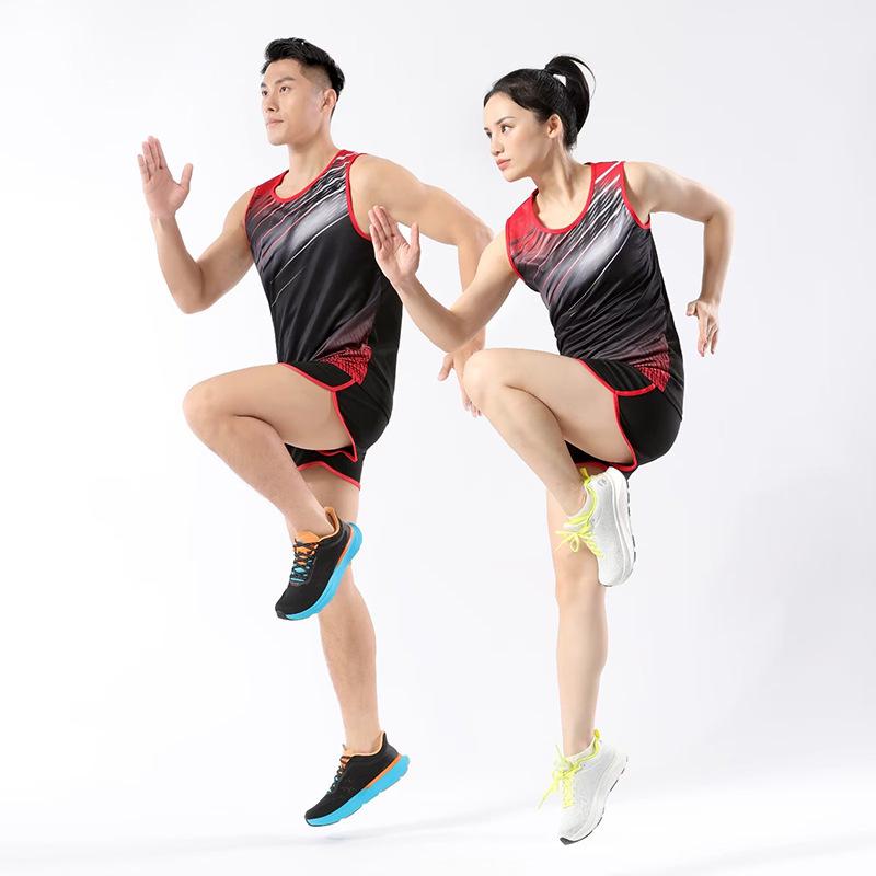 Uniformes de Equipo de Atletismo con Impresión Personalizada - Conjuntos Deportivos para Competición de Maratón para Hombres y Mujeres
