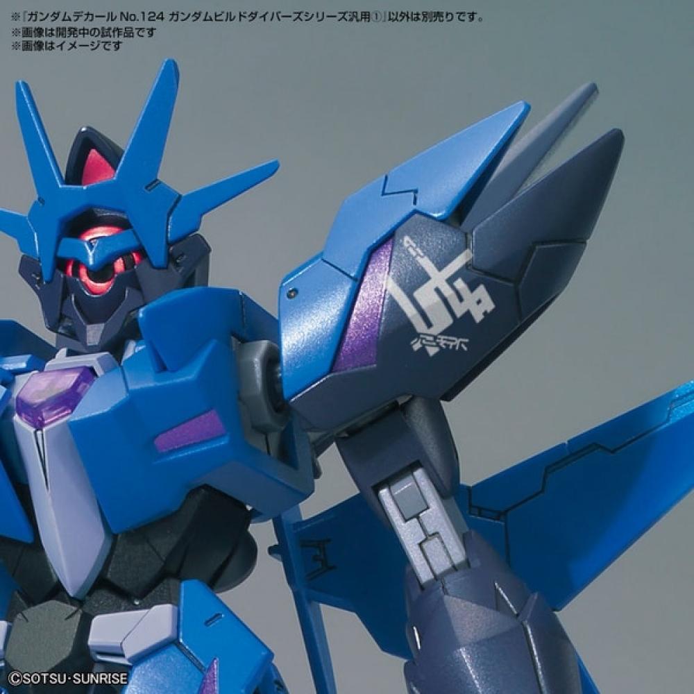Bandai Spirits Gundam Decal No. 124 Gundam Build Divers Series General Purpose  1  [plastic Model Supplies]