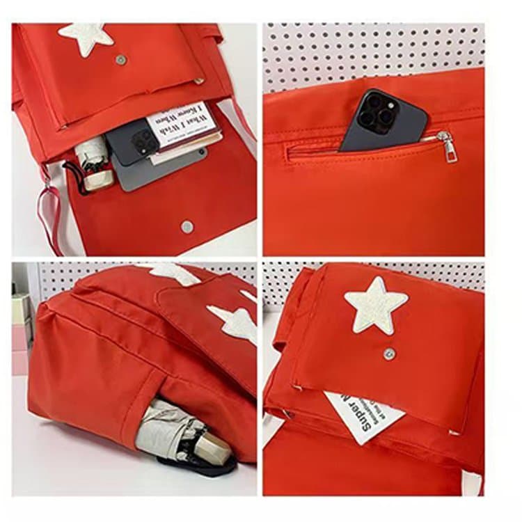 Borsa a tote a stella borsa a tracolla grande capacità borsa da postino borsa da donna