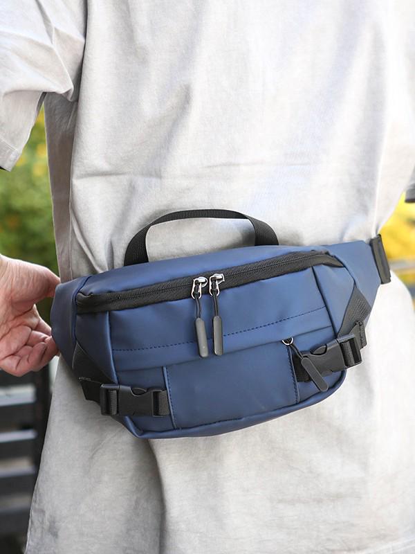 Men's Trendy Waterproof Crossbody & Waist Bag - Functional, Versatile Workwear & Sports Shoulder Bag
