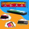 15 Pack Harmonica Toy for Kids Cartoon Harmonica with Double Row of 16 Holes Musical Instrument Toy for Toddler Kids Adult Beginners' Musical
