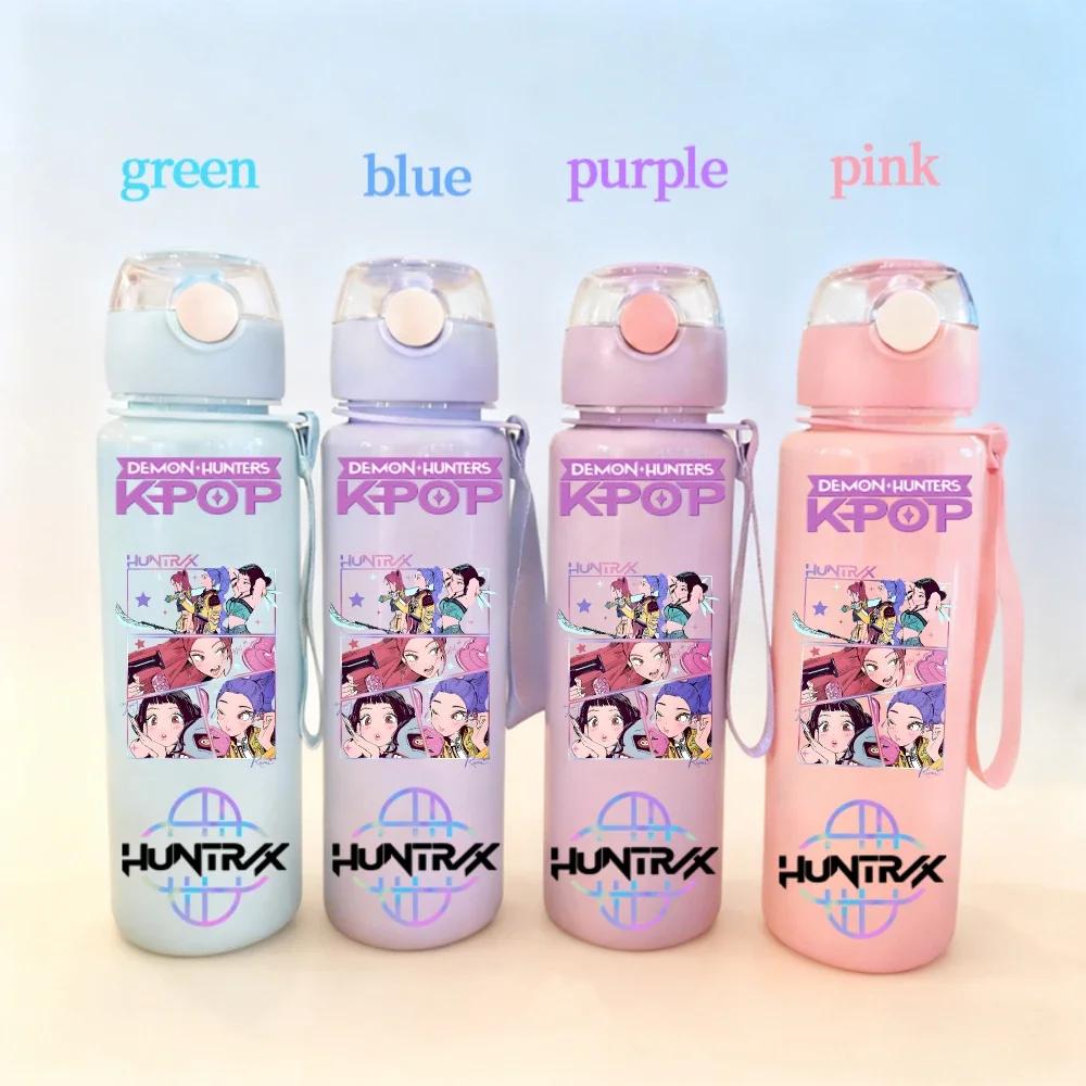 700ML KPOP Devil Hunter Stainless Steel Insulated Mug Anime Cartoon Style Portable Cup Fit designed for Students plus Children