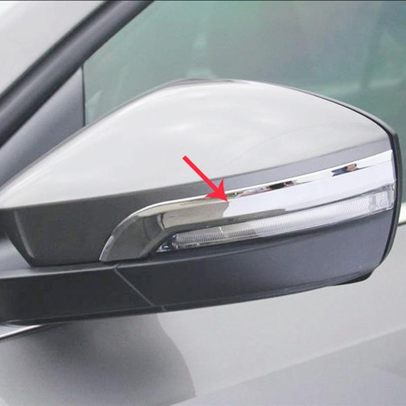For Octavia A7 2015-2019 2x Car Styling Side Wing Rearview Mirror Trim Cover