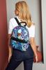 Patterned, urban women's backpack - Rovicky
