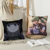 1 Stück Anime Mädchen Girls Und Panzer Kissenbezug Mode Quadratischer Kissenbezug Schlafzimmer Sofa Raum Ins Dekoration Freizeit