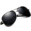 Men's Polarized Vintage Sunglasses with Photochromic Lenses and Spring Legs for Driving