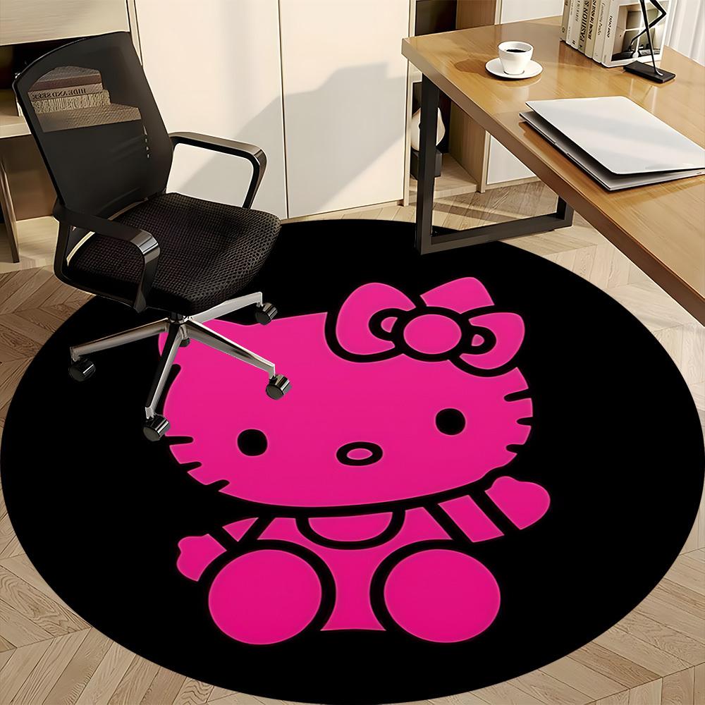1pc Hello kittyChair Carpet for Office, Non-slip, Soft and Durable Office Rug for Interior Decoration, Perfect for Office Yy250925240