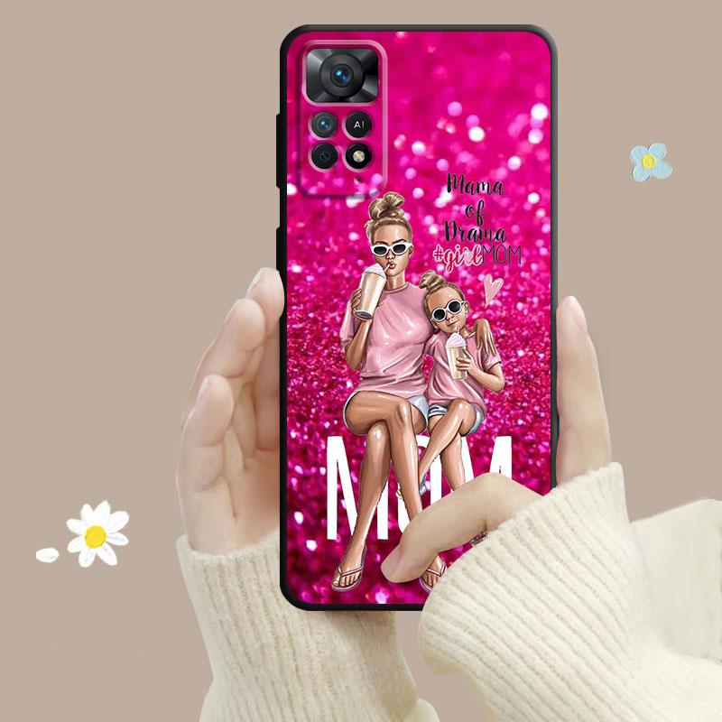 Husa de telefon pentru Xiaomi Redmi Note 12 11t 11s 11 10 8 Pro 9 9s 9t 8t pentru Mi 10 8 9a 9c 10c K40 Femei Super Mom Baby Princess Queen