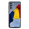 Phone Case For Samsung Galaxy S25 Edge S24 S23 S22 S21 Ultra S20 FE 5G S10 S10E S9 Plus Soft TPU Cover Romania Flag