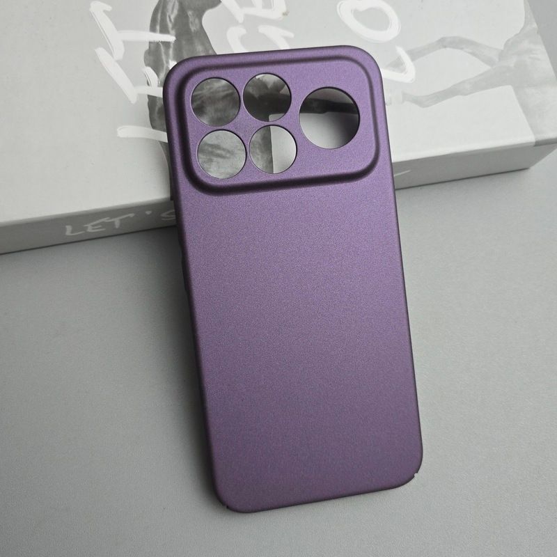 Dla POCO F9 Ultra Matowa Osłona z Twardego PC o Fakturze Piaskowca dla Xiaomi Redmi K100 Pro Max Matowy Zderzak Odporne na Wstrząsy Etui Ultra cienkie