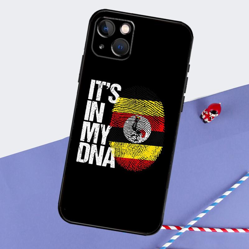 

Uganda Flag Phone Case For iPhone 16 Pro Max 12 13 Mini 11 14 15 Pro Max XR 15 16 Plus 16e Back Cover iPhone 15