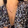 Bohemian Long Y-Shaped Necklaces for Women Metal Clavicle Chain Gold Color Choker Holiday Party Jewelry Necklace Gift Collar