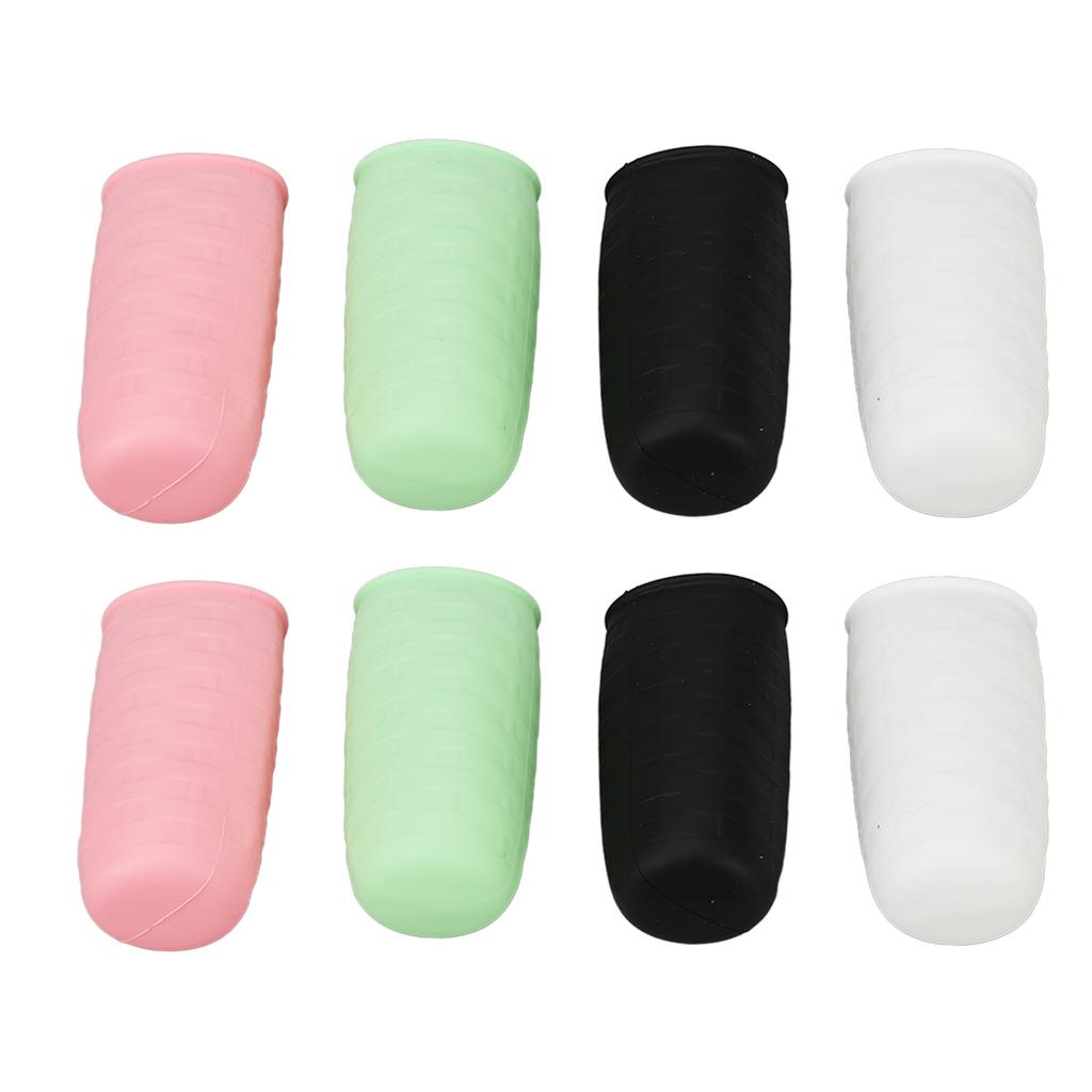 8 pçs Capas Elásticas à Prova de Vazamento para Viagem, Capas de Silicone Macio para Produtos de Higiene Pessoal para Sabonete Líquido