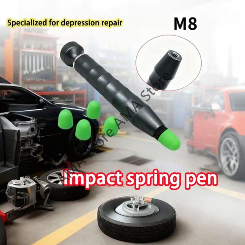 X7JF Strong Plastic Dents Repair Spring Pen Flaw amendment Set Vehicle dent repair tool