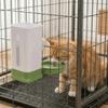 1.5L Dog Water Dispenser Leak-Proof Hanging Crate Water Bowl Automatic Pet Waterer Dog Cage