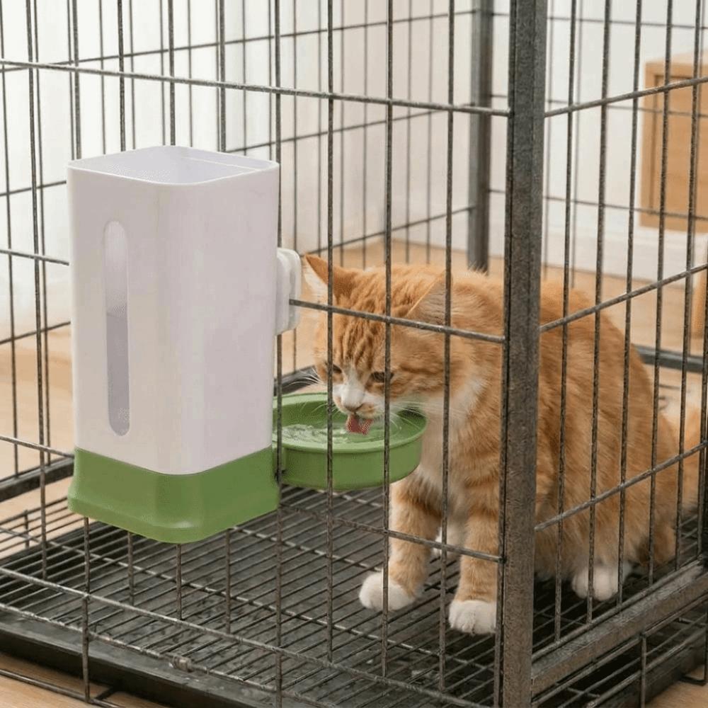 Leak-Proof Dog Water Dispenser Large Capacity Hanging Crate Water Bowl Dog Cage