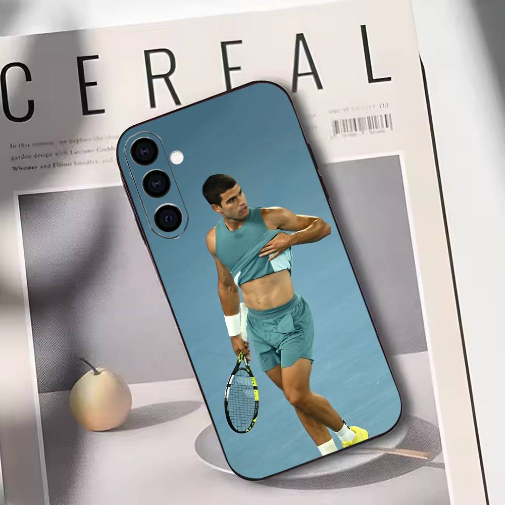 

Popular Sports Player Portrait Phone Case Black Silicone Soft For Samsung Galaxy A73,A72,A71,A70,A53,A52,A51 Samsung a22 4g