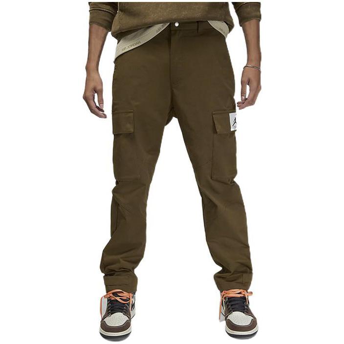Jordan Cargohose mit Logo-Print und Knöpfen Herren Unterteile Grün DQ7343-385