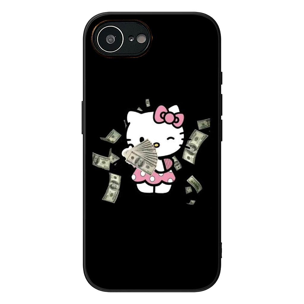 Cover for Apple iPhone 16 15 14 Plus 13 12 Mini 17 Pro Max + ProMax 16E Air Phone Case Hello Kitty Cat PInk