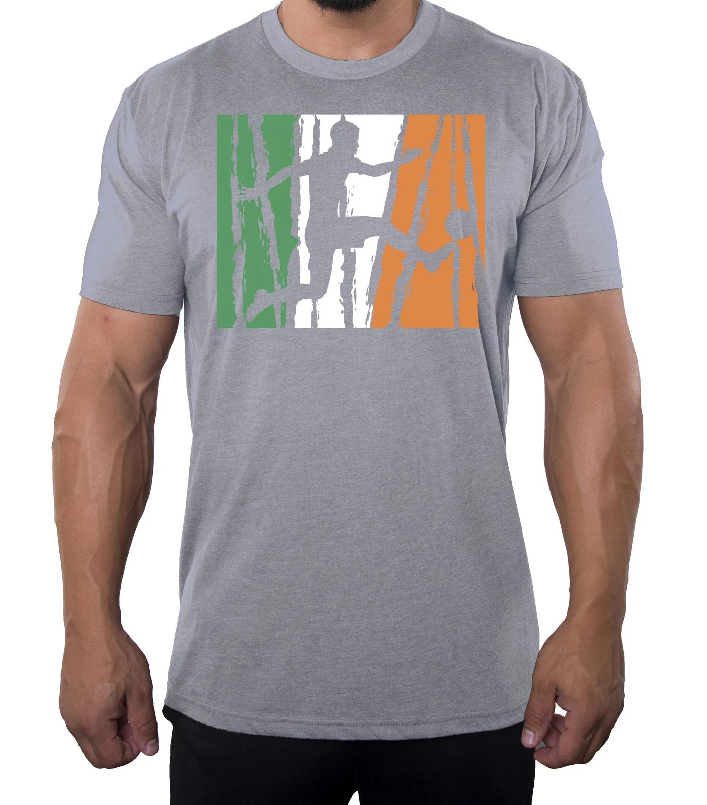 Irish Soccer Pride T-Shirt Irish Flag Shirt Men s Soccer Shirts L