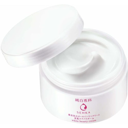 Medicinal Junpaku Senka No-makeup Pure White Cream All-in-One 100g (Quasi-drug)