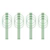 4pcs/set Plant Trellis Decorative Climbing Bracket Gardening Accessory for Garden Yard Flower Plant Gardening Supplies