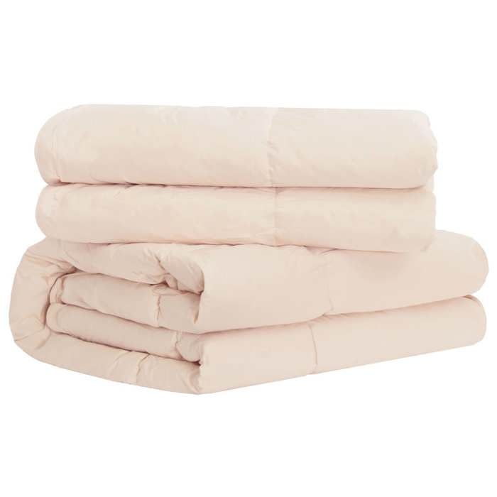 Maison Exclusive - Ensemble de Duvet Beige 137 x 200 cm Coton, Kapok, Polyester
