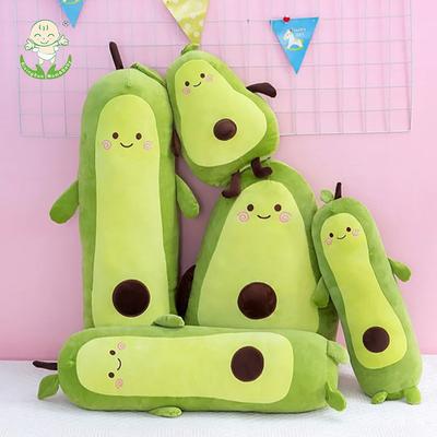 Vocado Stuffed Plush Toy Cute Sleeping Pillow Send Children Birthday Gifts Avocado Fruits and Vegetables Long Doll