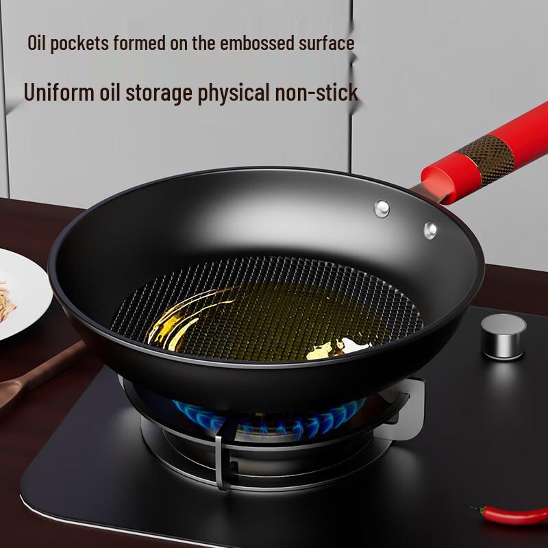 Jinsaozi Fine Iron Non-Stick 3-Piece Cookware Set