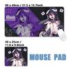 New Design Japanese Anime Overlord Skull Ainz Ooal Gown Albedo Sexy Girls Black Mouse Pad Mousepad XXL Keyboard Desk Mat