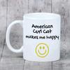American Curl - Cat Mug, Cheerful Mug for a Dog Lover, Personalized Gift from the Art-Dog Brand