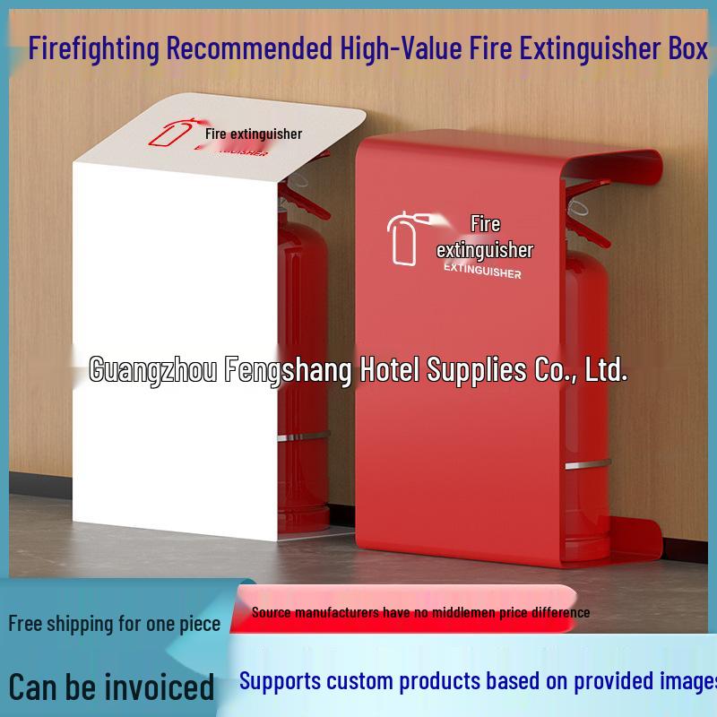 2-Pack 4kg Stainless Steel Fire Extinguisher Cabinets for Hotel, Mall, or Fire Station