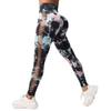 2025 Spring/Summer Women's High Waist Tie-Dye Quick-Dry Yoga Pants with Mesh